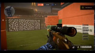 Кадр из теста серверного ограничения в Warface